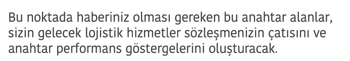 Bu noktada haberiniz olmas  gereken bu anahtar alanlar  sizin gelecek lojistik hizmetler s zle menizin  at s n  ve an   
