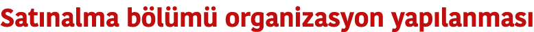 Sat nalma b l m  organizasyon yap lanmas 