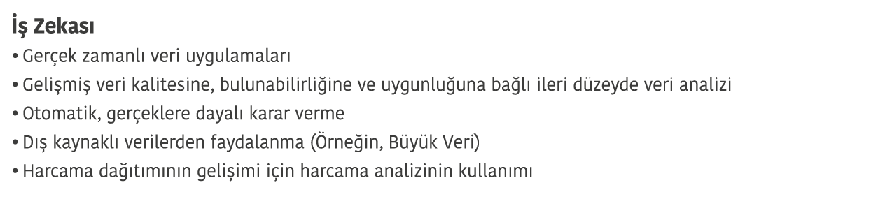    Zekas  Ger ek zamanl  veri uygulamalar  Geli mi  veri kalitesine  bulunabilirli ine ve uygunlu una ba l  ileri d z   
