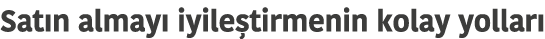 Sat n almay  iyile tirmenin kolay yollar 