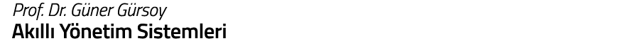 Prof  Dr  G ner G rsoy Ak ll  Y netim Sistemleri