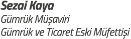 Sezai Kaya G mr k M  aviri G mr k ve Ticaret Eski M fetti i