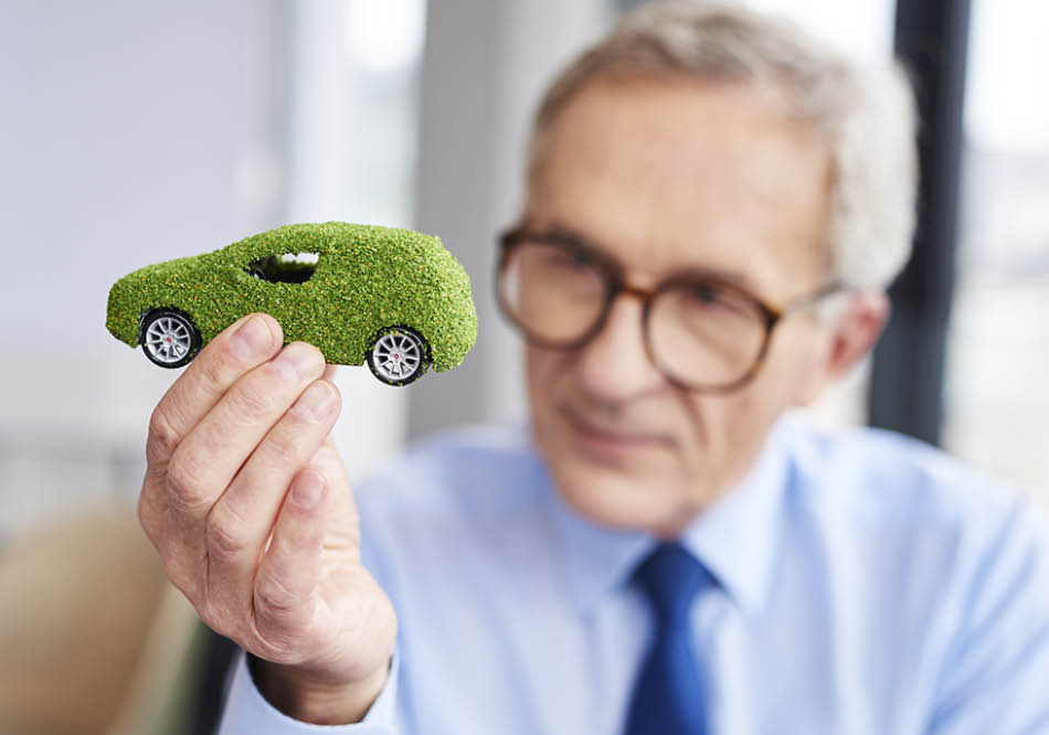 Concept of eco friendly car 