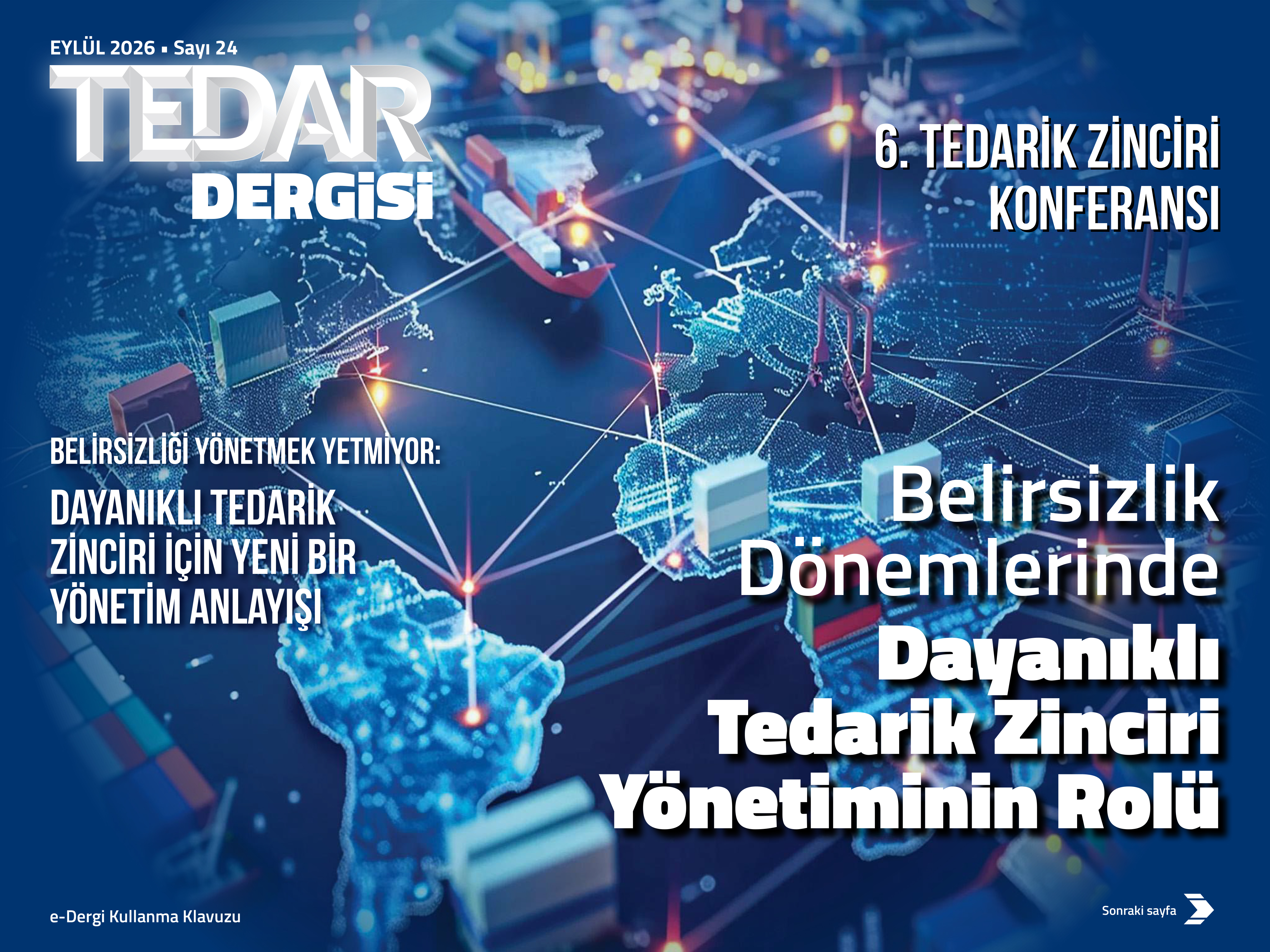 TEDAR Dergisi 24. sayısı için tıklayınız