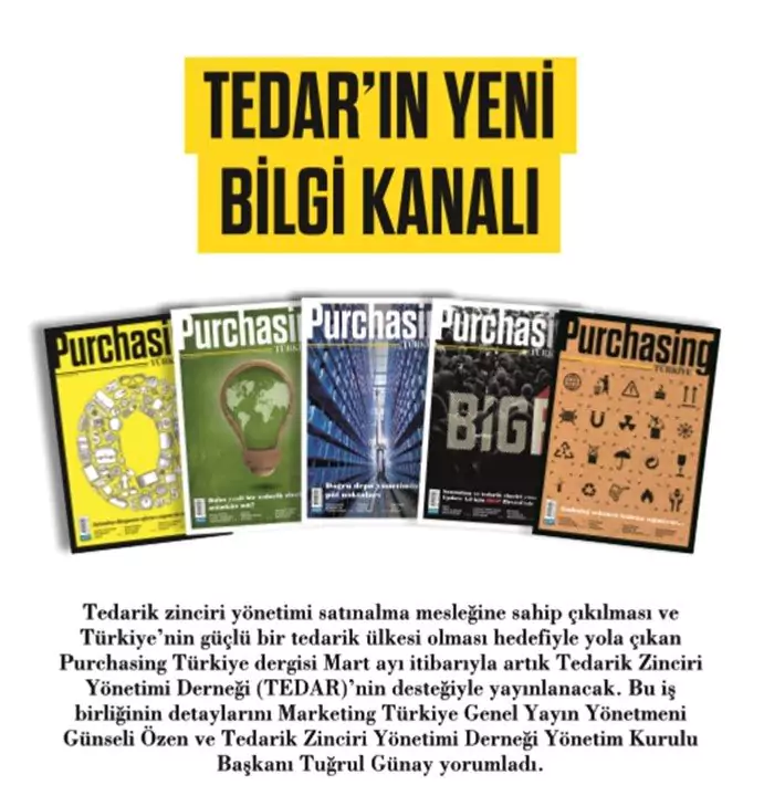 TEDAR & Purchasing Türkiye İşbirliği